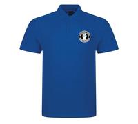 Apm Apparel Northern Soul Keep The Faith Men's Polo Shirt Ska Mod Casual (UK, Alpha, XXL, Regular, Regular, Royal)