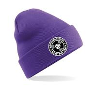 Apm Apparel Northern Soul Vinyl Record Records Embroidered Beanie Hat - Beanie Bob Hat Northern Soul Keep The Faith (UK, Alpha, One Size, Purple)