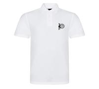 Apm Apparel Ska Man Rude Boy Two Tone Men's Polo Shirt Northern Soul Mod Casual (UK, Alpha, M, Regular, Regular, White)