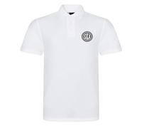 Apm Apparel Ska Music Two Tone Men's Polo Shirt Northern Soul Mod Casual (UK, Alpha, 4XL, Regular, Regular, White)