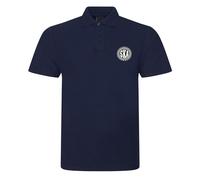 Apm Apparel Ska Music Two Tone Men's Polo Shirt Northern Soul Mod Casual (UK, Alpha, M, Regular, Regular, Navy)