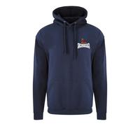 Apm Apparel Skinhead Docs Boots Embroidered Hoodie - British Skin Head Hooded Sweatshirt Embroidery (UK, Alpha, L, Regular, Regular, Navy)