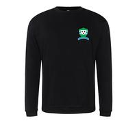 Apm Apparel Worcestershire County Shield Embroidered Men's Men's Sweatshirt - Your County Sweater Jumper Embroidery (UK, Alpha, M, Regular, Regular, Black)