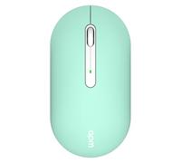 APM Colors 571175 Silent Wireless Mouse, Bluetooth Mode or 2.4GHz Receiver, 3 Buttons, Portable, Battery Included, Compatible with PC/Phone/Tablet/Windows/MacOS/iPadOS/Android/Chrome, Green
