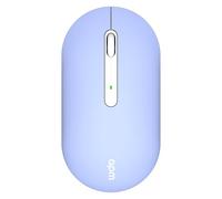 APM Colors 571176 Silent Wireless Mouse, Bluetooth Mode or 2.4GHz Receiver, 3 Buttons, Portable, Battery Included, Compatible with PC/Phone/Tablet/Windows/MacOS/iPadOS/Android/Chrome, Purple