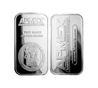 APM Commemorative Coin, 1 Troy Ounce Silver-Plated Metal Coin, American Precious Metals Exchange, Fine Silver Replica
