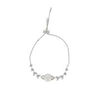 APM Monaco Sterling Silver Pearl Bracelet Ladies Jewellery For Her AB3694XPL
