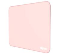 APM Mouse Pad, Mousepad for Office, Size 25 x 21 x 0.2 cm, Non-Slip Rubber Base, Washable, Durable Woven Edges for Optical Mouse Laser, Gaming, Office, Pink, 571274