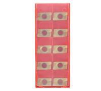 APMT1604 Milling Inserts Cemented Carbide Yellow Coating 10Pcs High Precision Durable Blades for Machining and Turning Tools