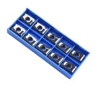 APMT1604PDER-MA3 H01 Carbide Inserts 10pcs for Aluminum Milling, Indexable Cutter with High Grip and Wear Resistance, Compatible with for APKT1604