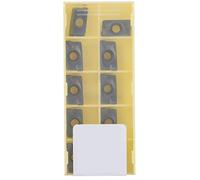 APMT1605PEER - XM LF6018 CNC Lathe Carbide Insert, 10Pcs Accuracy Blade for Metal Cutting, Turning Insert with Carbide Material, 1.8cm Length and 0.5cm Thickness for Steel and Heat