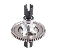 APMXQWIL Compatible With Arrma 1/8 For Typhon Karton For Senton For Outcast For Talion 1/7 For Mojave 1/10 RC Cars Upgrade Parts 50T Diff Case Gear RC Car Accessories(Silver)