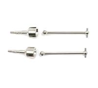 APMXQWIL Compatible With ARRMA For Granite Voltage 1/10 Remote Control Car Upgrade Parts Accessories 2Pcs Metal Rear Drive Shaft CVD RC Car Accessories