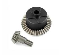APMXQWIL Compatible With Arrma For Senton For Kraton 1/10 RC Car Upgrade Parts 1 Set Gear Differential Case Front Rear Steel Kits RC Car Parts(Black)