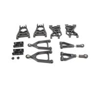 APMXQWIL Compatible With HPI For ROFUN For ROVAN For KM For BAJA 5B 5T 5SC 1/5 RC Car Parts Front Rear Suspension A-arm With Ball Head Set RC Car Parts