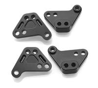 APMXQWIL Compatible With Traxxas For Maxx For WideMaxx 1/10 RC Crawler Car Upgrade Parts Accessories 4Pcs Front Rear Heighten Shock Mount RC Car Parts