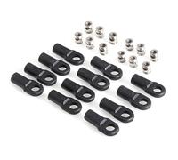 APMXQWIL Compatible With Traxxas For TRX4 For TRX-4 1/10 RC Crawler Car Upgrade Parts Plastic M4 Rod Ends Link Balls Head Linkage Joint 12PCS RC Car Parts