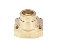 APMXQWIL RC Car Parts Compatible With Axial For Capra For UTB 1/10 RC Car Parts Accessories 57g Brass Front Rear Axle Differential Cover(1pc)