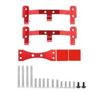 APMXQWIL RC Car Parts Compatible With Axial For SCX10 For Tamiya CC01 D90 For MST 1/10 RC Crawler 2Pcs Plastic Sand Ladder Recovery Ramps Board(Red)