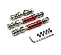 APMXQWIL RC Car Parts Compatible With MN128 MN86 MN86S MN86K MN86KS 1/12 RC Car Upgrade Parts Accessories 3Pcs Metal Drive Shaft