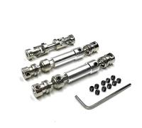APMXQWIL RC Car Parts Compatible With MN128 MN86 MN86S MN86K MN86KS 1/12 RC Car Upgrade Parts Accessories 3pcs Metal Drive Shaft CVD Driveshaft(White)