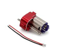 APMXQWIL RC Car Parts Compatible With MN82 For MN78 1/12 RC Car Upgrade Parts Accessories Metal Transmission Gearbox Engine Gear Box With Metal Gear(Red)