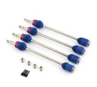 APMXQWIL RC Car Parts Compatible With Trxs For E-Revo For E-Maxx For Revo 1/10 RC Car Upgrades Parts Metal Steel Front And Rear Driveshaft Axle CVD 5451R