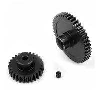 APMXQWIL RC Car Parts Compatible With WLtoys A959-B A969-B A979-B K929-B 1/18 RC Car Upgrade Parts Metal Diff Main Gear 42T + Motor Gear 27T
