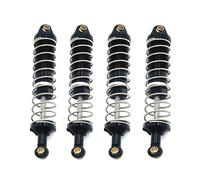 APMXQWIL RC Car Parts Compatible With Wltoys UD1202 1/12 RC Car Upgrade Parts Accessories 4pcs Metal Oil Shock Absorber Damper(Black)