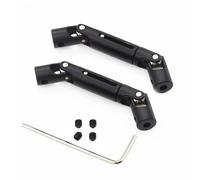 APMXQWIL rc DriveShafts Compatible With WPL C24 C34 B14 B36 For MN D90 For MN99S RC Car Truck Modification Parts Accessories Metal Drive Shaft(Black)