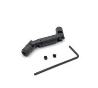 APMXQWIL rc DriveShafts Compatible With WPL D12 C14 C24 C34 B14 B16 B26 For HengLong For FeiYu For JJRC For MN RC Car Parts Accessories Metal Drive Shaft(Black)