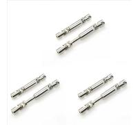 APMXQWIL rc DriveShafts Compatible With WPL D12 C24 C34 B14 B24 B16 B36 For MN D90 For MN99S For Henglong RC Car Parts Upgrade Accessories 3X Metal CVD Drive Shaft