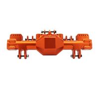 APMXQWIL RC Front Rear Bridge Compatible With Losi For LMT 1/8 RC Monster Truck Car Upgrade Modification Parts DIY Aluminum Alloy Front Rear Axle Housing(Orange)