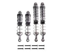 APMXQWIL RC Shock Absorber Compatible With WLtoys 284131 284161 284010 K969 K979 K989 K999 P929 1/28 RC Car Upgraded Parts Adjustable Metal Shock Absorber(Grey)