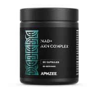 APMZEE NAD+ AXN Complex Supplement | 90 Vegan Capsules | NAD+ & Nicotinamide Riboside | Cellular Energy, DNA Repair & Mitochondrial Support | Promotes Healthy Aging, Vitality & Mental Clarity