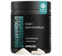 APMZEE NAD+ AXN Complex Supplements UK for Men & Women | 90 Capsules | NAD Plus & Nicotinamide Riboside Complex | Energy Support | Mens Supplements for Healthy Aging