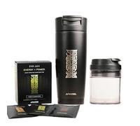 APMZEE Portable Blender + EVO AXN Energy & Power Sachets Bundle | 700ml USB-C Rechargeable Smoothie Blender | EAAs, Creatine & Electrolyte | Pre-Workout | Hydration | Protein Shakes On-the-Go