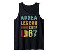 Apnea Legend 1967 Freediving 58th Birthday Freediver Tank Top