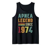 Apnea Legend 1974 Freediving 51st Birthday Freediver Tank Top