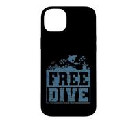 Apnoea Diving Ocean Free Dive Case for iPhone 14 Plus