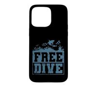 Apnoea Diving Ocean Free Dive Case for iPhone 15 Pro Max