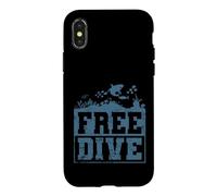 Apnoea Diving Ocean Free Dive Case for iPhone X/XS