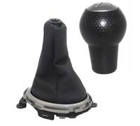 APNWVFO for Fit for Jazz (2009 2010 2011 2012 2013 2014 2015) 5 Speed Manual Shift Knob Gear Shifter Stick Nob Leather Head Car Gear Shift Knob