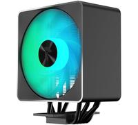 APNX AP1 CPU Air Cooler - 5 Heatpipes, 120mm PWM Fan, Black, High Performance for Intel & AMD