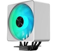 APNX AP1 High Performance 5-Pipe CPU Air Cooler - White with Quiet PWM Fan and Efficient Heat Dissipation