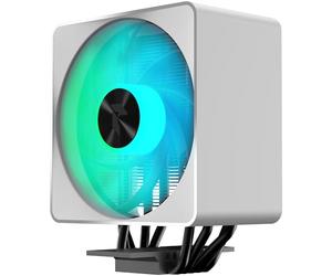 APNX AP1 High Performance 5-Pipe CPU Air Cooler - White with Quiet PWM Fan and Efficient Heat Dissipation