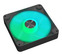 APNX FP1-140 Black Performance ARGB Fan, 140mm, 30mm Frame Width, PWM 500-1300 RPM, High Air Flow, Hydraulic Bearing, Thick Shock-Absorbing Pad, for PC Case, Liquid and Air Cooler