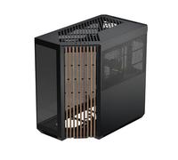 APNX V1 Dual-Chamber ATX Mid-Tower Airflow PC Case, Panoramic Glass Panels, 10 Fan Slots, 360mm Radiator Support, Corner Inlet 16cm x 2 Fan Bracket, GPU Mounting, Cable Management,