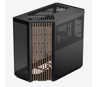APNX V1-W-BK-v1 Midi Tower Black, Wood