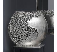 Apo Vase - Coral Silver Metal - Ellipse